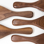 WALNUT TEARDROP HAIR BRUSH