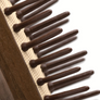 WALNUT RECTANGULAR HAIR BRUSH