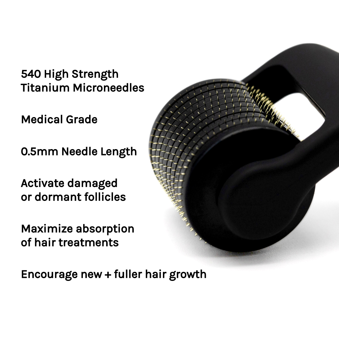 Buy Derma Roller With 540 Titanium Micro Needle | Shopuskart
